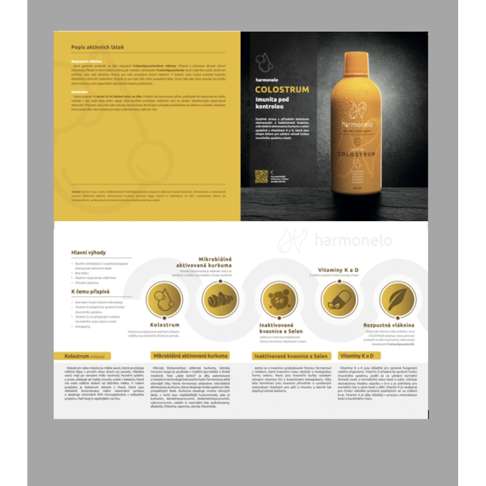 EN Harmonelo Colostrum Product Leaflet (English)